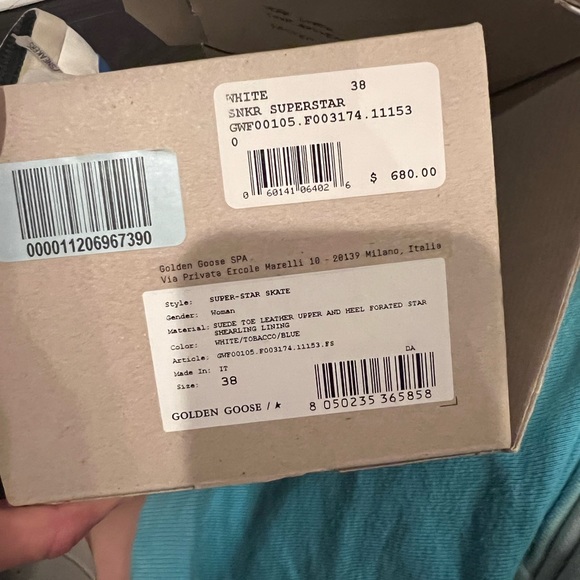 Golden Goose super star shearling lined sneakers 8/38 - Picture 5 of 11